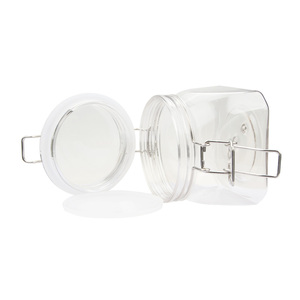 Wholesale Preserve Freshness 500ml 17oz Clear Metal Closure Food Grade Plastic Canister for Food - Product Image 5