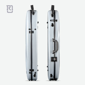 Estuche Rígido Acolchado de Fibra de Vidrio Real Mission <span class=keywords><strong>Arclight</strong></span> de 20 mm para Violín 4/4 3/4, Forma de Violonchelo, Terciopelo Brillante, Portátil para Instrumentos - Product Image 2