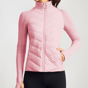 Veste coupe-vent pour femmes de haute qualité, 90% <span class=keywords><strong>duvet</strong></span> <span class=keywords><strong>d</strong></span>'<span class=keywords><strong>oie</strong></span>, légère, sans couture, logo personnalisé, veste <span class=keywords><strong>d</strong></span>'équitation coupe-vent pour femmes - Product Image 4