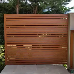 ZHONG LIAN Kunden spezifisches Holzmaserung aluminium profil für Zaun pfosten, pvdf Außen profil