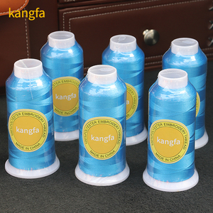 Hilo de bordar de poliéster de alta tenacidad 4000yds para máquina de bordar 40WT 120D/2 Tkt120 Tex 27 - Product Image 2