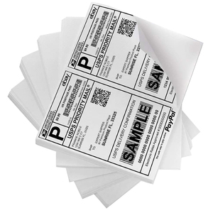 A6 Thermal sticker 4x6 Thermal Direct Shipping Label, Pack of 500 4''x 6''  Fan-Fold Labels
