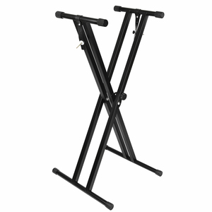 Soporte Doble <span class=keywords><strong>para</strong></span> <span class=keywords><strong>Teclado</strong></span> en Forma de X de Hierro, <span class=keywords><strong>para</strong></span> una Sólida Sustentación del <span class=keywords><strong>Teclado</strong></span>, Venta al Por Mayor - Product Image 1