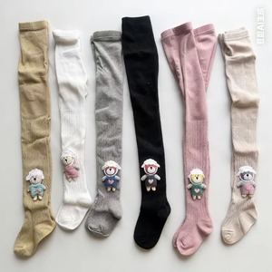 Collants pour bébé fille en coton fantaisie motif lapin, collection en vogue - Product Image 1
