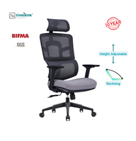 Chaise de bureau au design de qualité supérieure avec massage pivotant haut moyen dossier repose-pieds appui-tête rotatif accoudoir pour chambre d'invité à la maison