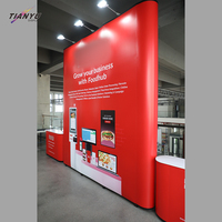 Étagère d'exposition de produits de beauté de qualité supérieure, écologique, en forme de A, pour boutique éphémère, stand publicitaire LED, stands d'exposition mobiles