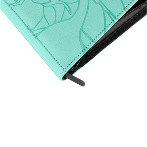 Album de collection de cartes sportives en cuir PU à 9 fentes et 9 pochettes, classeur à pages fixes pour cartes à chargement par le haut - Product Image 3