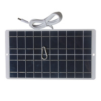 Chargeur solaire 10W 5V avec Type-C DC Micro USB pour téléphone portable, caméra de surveillance CCTV, sonnette de porte, caméra de sécurité