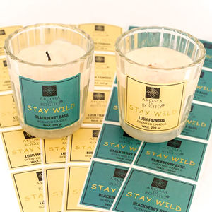 Rollo de pegatinas y etiquetas personalizadas, hoja personalizada con su logotipo, etiquetas adhesivas de vinilo impermeables personalizadas para productos - Product Image 5