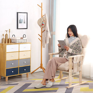 Poltrona <span class=keywords><strong>a</strong></span> <span class=keywords><strong>Dondolo</strong></span> <span class=keywords><strong>per</strong></span> Gravidanza e Allattamento con Base in Legno, 7 Posizioni, <span class=keywords><strong>per</strong></span> Casa, Ufficio e Soggiorno - Product Image 5