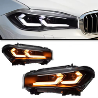 Faros Delanteros LED de Alta Luminosidad para X5 F15 12V 2014-2018, Sistema de Iluminación Delantera Profesional, Conjunto de Faros de Repuesto