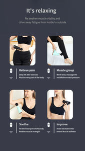 Yixuan беспроводной массажер для расслабления мышц Электрический Вибрационный массажер, супер мини-массажер для глубоких тканей - Product Image 5