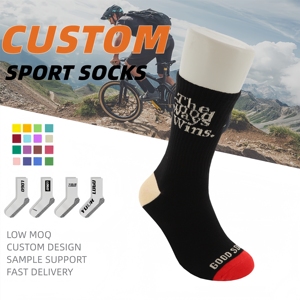 Chaussettes de sport en coton mélangé tricoté, très élastiques, non-constrictrices et durables, avec design personnalisé pour les équipes sportives de jeunes au printemps - Product Image 1