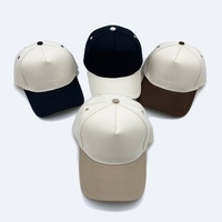Gorras de Béisbol de Cinco Paneles de Algodón de Alta Calidad, Dos Tonos, con Logotipo Bordado, Gorra Snapback, Logotipo Personalizado, Gorra Deportiva de Béisbol