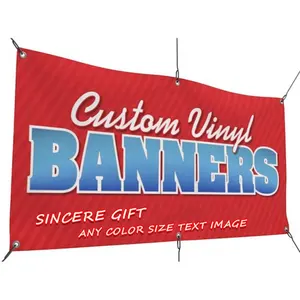 Wholesale 13oz 15oz Printing Custom Banner Waterproof PVC Vinyl Banner for Advertising Outdoor