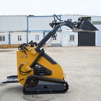 Mini Caricatore Cingolato Compatto EPA EURO5 da 500 kg con Benna - Il Più Economico sul Mercato