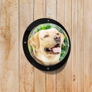Transparent Pet Window Semi Circle Acrylic Dog Enclosure Door For Outdoor Use - Product Image 2