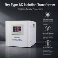 Transformateur d'isolement monophasé CA série GBK 2 kVA avec protection contre les surcharges et bobine en cuivre pur – Vente en gros usine