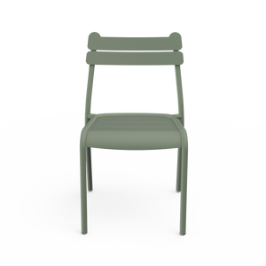 Silla Infantil Apilable de Aluminio Verde Shan Chen QY-A005 - Diseño Minimalista Plegable Ecológico Sin Respaldo Seguro y Duradero - Product Image 1