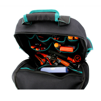 Sac à dos multifonctionnel pour outils d'ingénieur et d'électricien, robuste, avec bandoulière, prix d'usine en gros