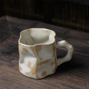 Mug vintage en céramique artisanale, tasse à café ou à lait en argile amusante, poterie rétro avec une capacité de 280 ml, idéal pour les cadeaux - Product Image 4
