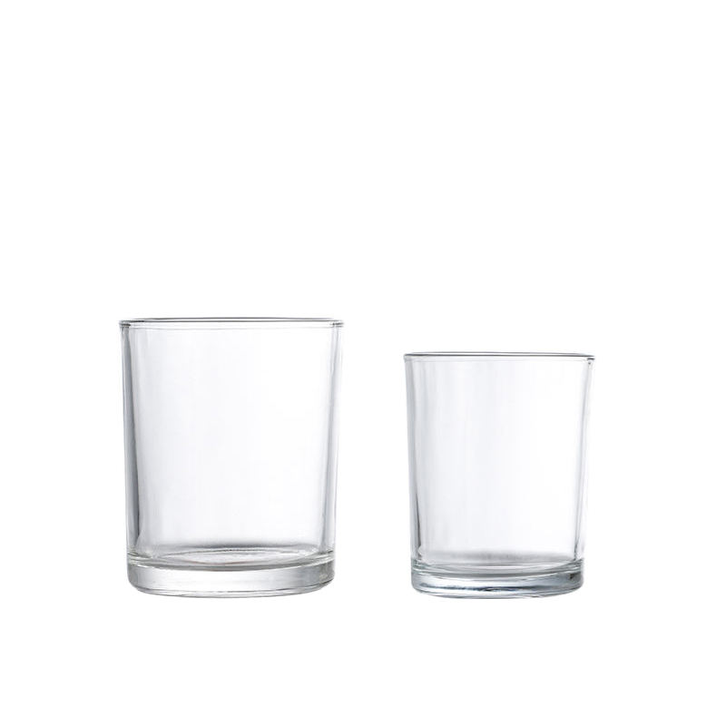 Glass Candle Jar Home Decor - Luxury 220ml Candle Containers