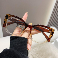 Lunettes de vue carrées tendance unisexe grande taille, montures optiques colorées à motif uni, classiques et durables, avec diamants, pour la lecture