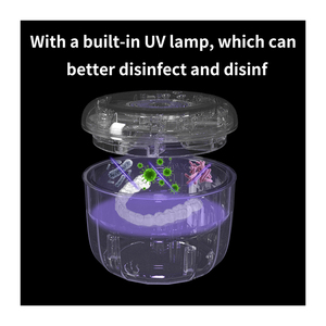 Onzichtbare aligners Ultrasoon reinigingsapparaat Draagbaar ultrasoon reinigingsapparaat UV huishoudelijke ultrasoon reinigingsapparaten - Product Image 3