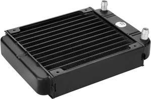 <span class=keywords><strong>AGPtek</strong></span> Radiateur d'eau en aluminium à 12 tubes, échangeur de chaleur pour PC, CPU, laser CO2, interface d'alimentation 3 broches, roulement à billes, boîtier d'ordinateur variable - Product Image 2