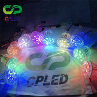 Luces LED de Punto RGB de 45 mm, 24 V, IP65, para Atracciones de Feria, Bombillas UCS2903