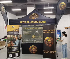 Gazebo Premium in Alluminio 300D Personalizzato 3x3m, Tenda Impermeabile per Esterni e Interni, <span class=keywords><strong>Campeggio</strong></span>, Pubblicità e Sport 10x10ft - Product Image 2