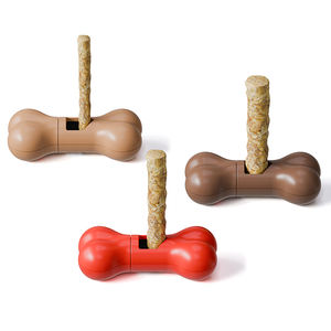 Venta al por mayor productos para mascotas forma de hueso perro hueso titular Bully Stick titular evitar asfixia Dispositivo de seguridad para perros - Product Image 2