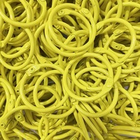 Anneaux de reliure métalliques colorés en acier pour albums, scrapbooks, porte-clés, clips de reliure, calendriers de bureau circulaires pour le bureau