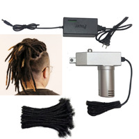 Machine à tresser électrique portable en acier inoxydable pour dreadlocks, pour usage domestique, avec 20 crochets et maintien solide