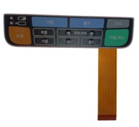 Panneau de commande tactile capacitif FPC personnalisable pour usine, avec membrane, bouton, superposition graphique, clavier à dôme poly, sérigraphie
