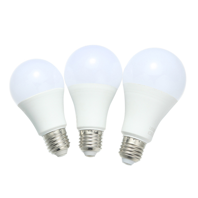 SMD LED Light Bulbs E27/E26 Base AC 85-265V 5W-15W Energy Saving Residential Lighting CRI 80 300 Lumens 10000 Hours Lifespan