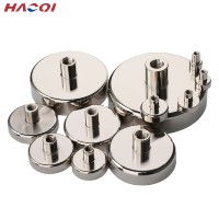 High Quality NdFeB Female Cup Neodymium Pot Magnet With Strong Pulling Force Internal Thread Rod Pot Magnet