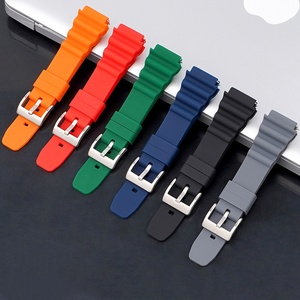 Bracelet de montre en silicone en promotion pour Seiko <span class=keywords><strong>Rado</strong></span> – Bracelet de remplacement sport en silicone souple et réglable à dégagement rapide - Product Image 6