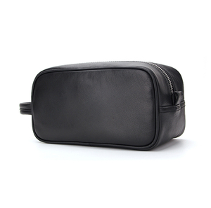 Travel Cosmetic <strong>Bag</strong> <strong>Toiletry</strong> <strong>Bag</strong> Handmade Customized High Quality <strong>Leather</strong> Men Wash <strong>Bag</strong> - Product Image 1
