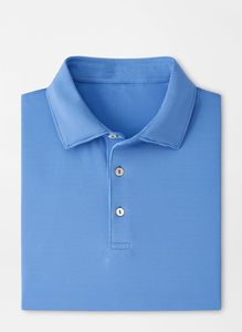 เสื้อกอล์ฟผู้ชายคุณภาพสูง ผ้าสแปนเด็กซ์/โพลีเอสเตอร์ ถักทอ ระบายอากาศได้ดี แขนสั้น ปักลายพิมพ์ตามสั่ง - Product Image 4