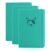 Hot Custom ize Cute Vegan Leder Hunde liebhaber Notebook Grid Kinder Papier Notebook