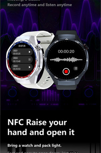 Thiết kế mới Relojes inteligentes Smartwatch Hombre HT32 AMOLED NFC La bàn <span class=keywords><strong>Bluetooth</strong></span> cuộc gọi thông minh đồng hồ nam kết nối đồng hồ <span class=keywords><strong>2025</strong></span> - Product Image 5