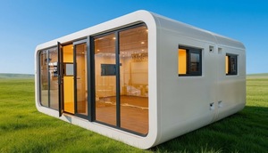 Cabine de couchage mobile moderne, capsule hôtelière, maison conteneur, pod de couchage, cabine mobile extérieure, hôtel de voyage - Product Image 4