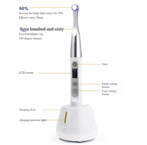 Lampe de photopolymérisation LED UV 2-en-1 rechargeable pour dentisterie, détection des caries dentaires, double usage - Product Image 6