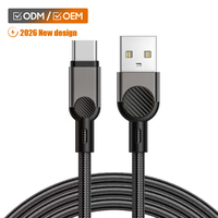 Cable USB Tipo-C de Carga Rápida PD de 60W, 1M, Silicona Genuina, Conductor de Cobre Puro, Cable de Sincronización de Datos, Certificado CE, para Computadora y Cámara