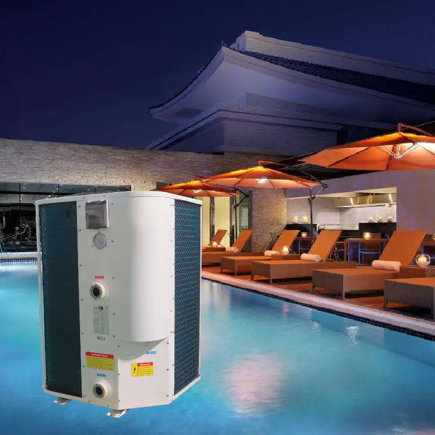 10-28Kw vertical design for villa pool R32 air source large size Swim Pool Heat Pump Water For Heating & Cooling