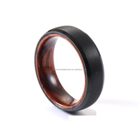Bague de mariage pour homme en tungstène incrusté de 6 mm, tendance, vente en gros, bijoux de mode, bagues de couple personnalisées certifiées pour usage quotidien