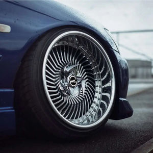 عجلات روك ديب ليب المصنوعة من قطعتين مقاس 15-18 بوصة، جنوط JDM منحوتة، 40 4x114.3 5x114.3 عجلات مصنوعة لسيارات لكزس IS200 وLS400 - Product Image 2