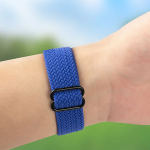 Correa de reloj trenzada tejida colorida ajustable con cierre negro correa de reloj de nailon trenzado para <span class=keywords><strong>Apple</strong></span> <span class=keywords><strong>Watch</strong></span> Series - Product Image 6