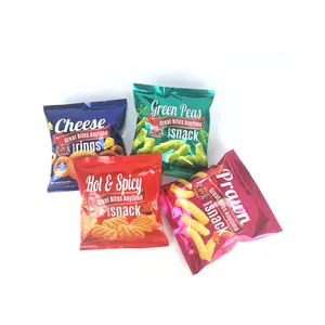 Custom Heat Seal Packaging Roll Film For Snack Food Potato Corn Grain Plantain Banana Chips Bag Package